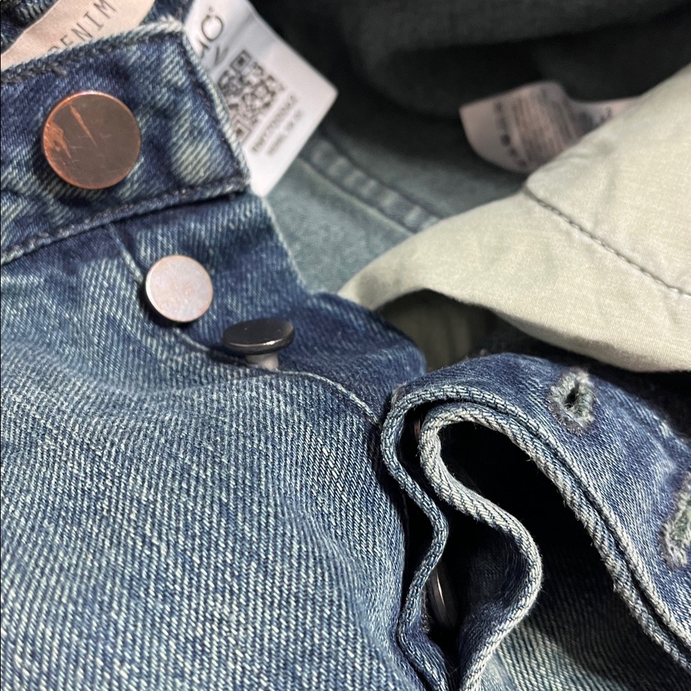 ASOS Remo 18 Denim Blue Jeans Button Fly - Picture 10 of 11